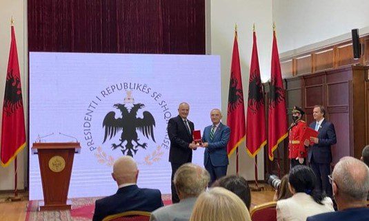 Sheriff’s custody lieutenant honored by Albania’s president