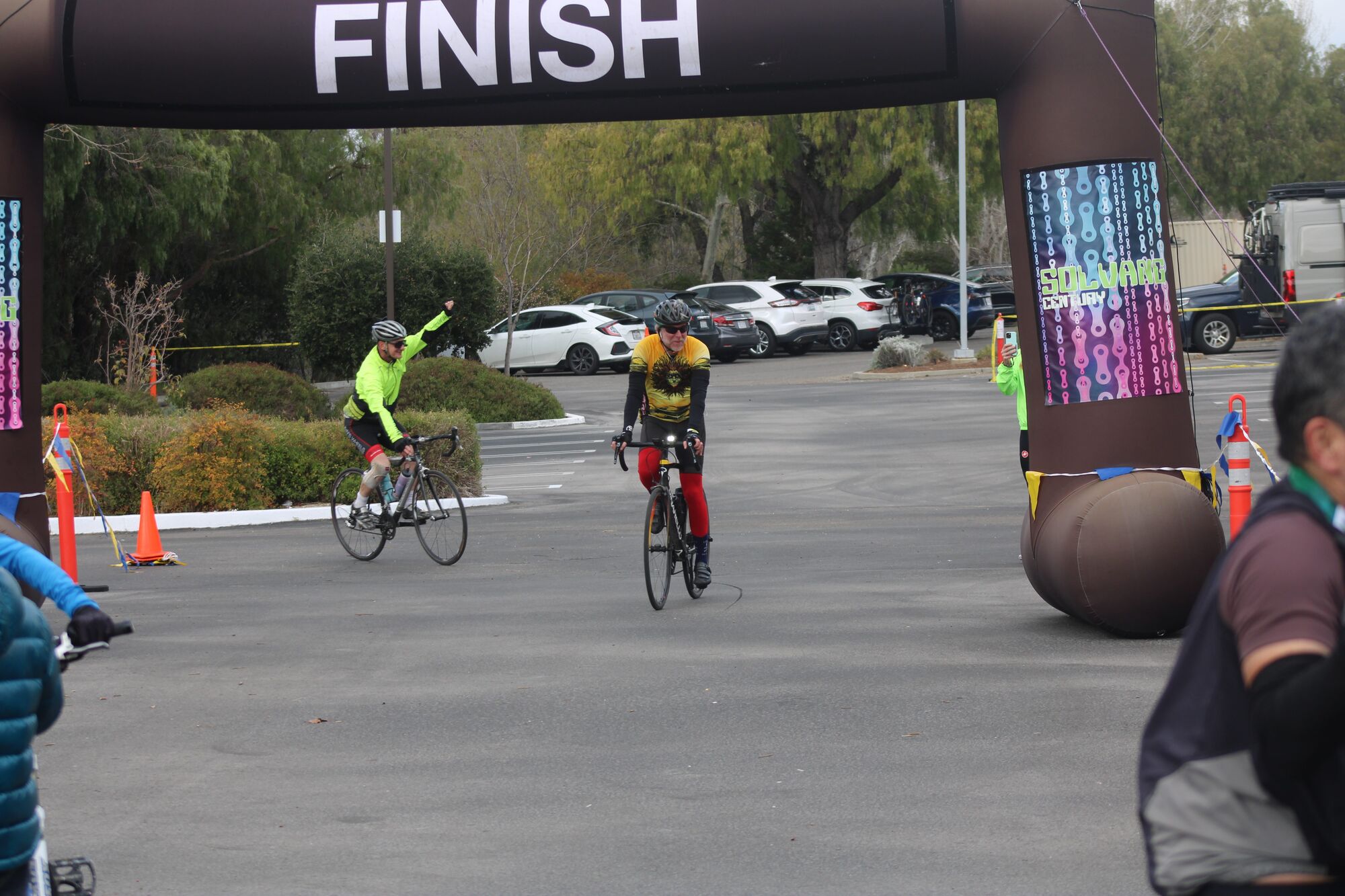 Cyclists Dodge Raindrops in Latest Solvang Century Ride