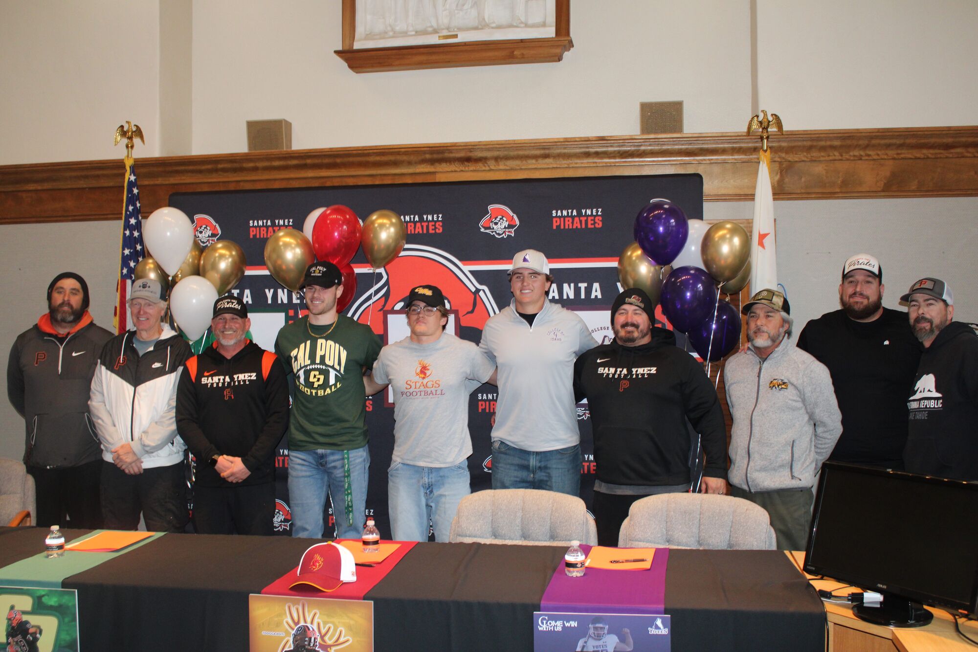 Pirate Football Trio Charts Paths to College