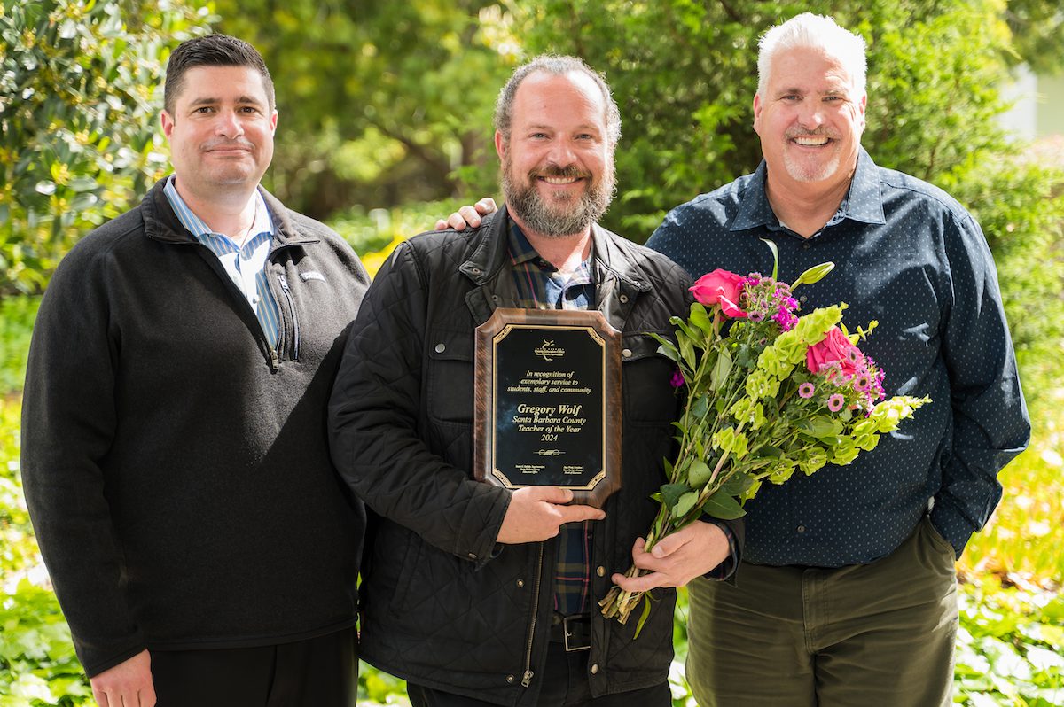 Santa Ynez High’s Greg Wolf named County Teacher of the Year