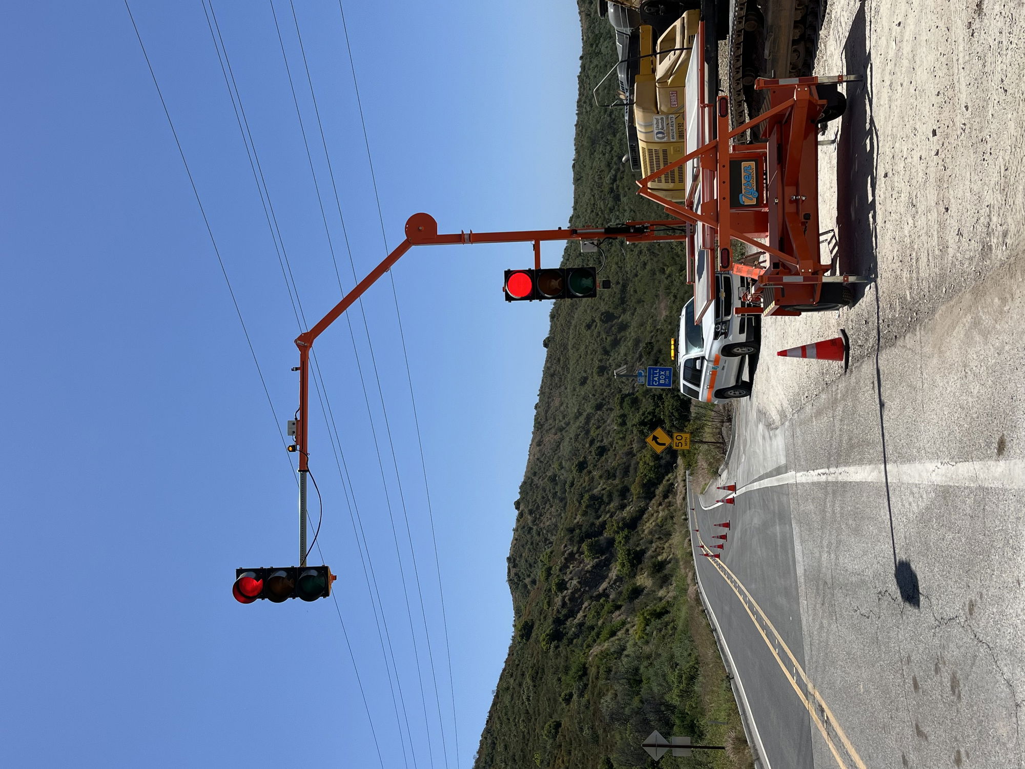 One-way reversing traffic control on Highway 154 anticipated to begin Thursday, July 4