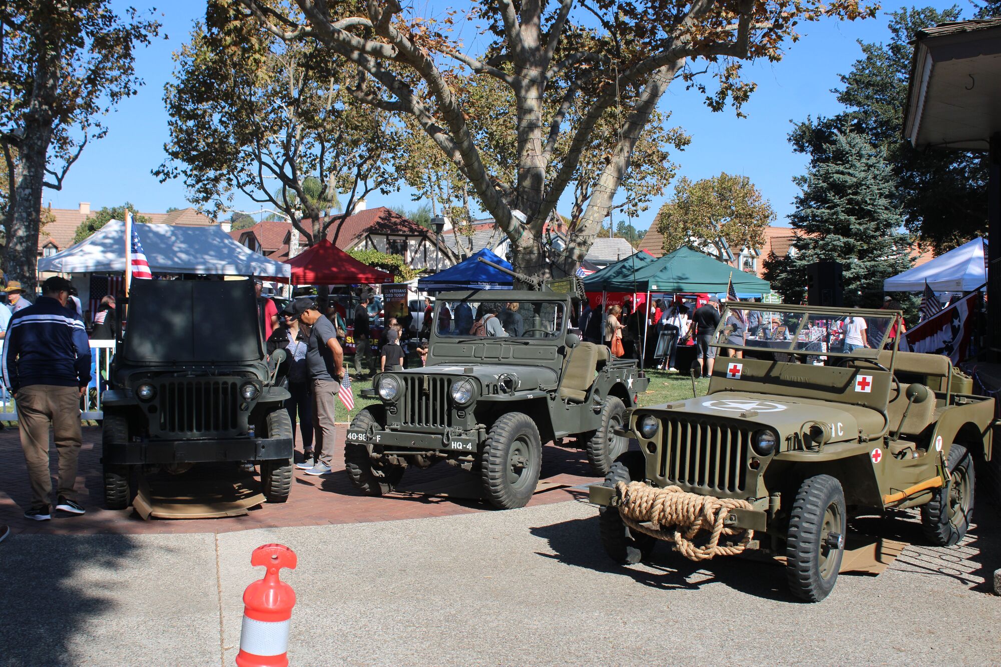 Crowds come out for multiple Solvang veterans events