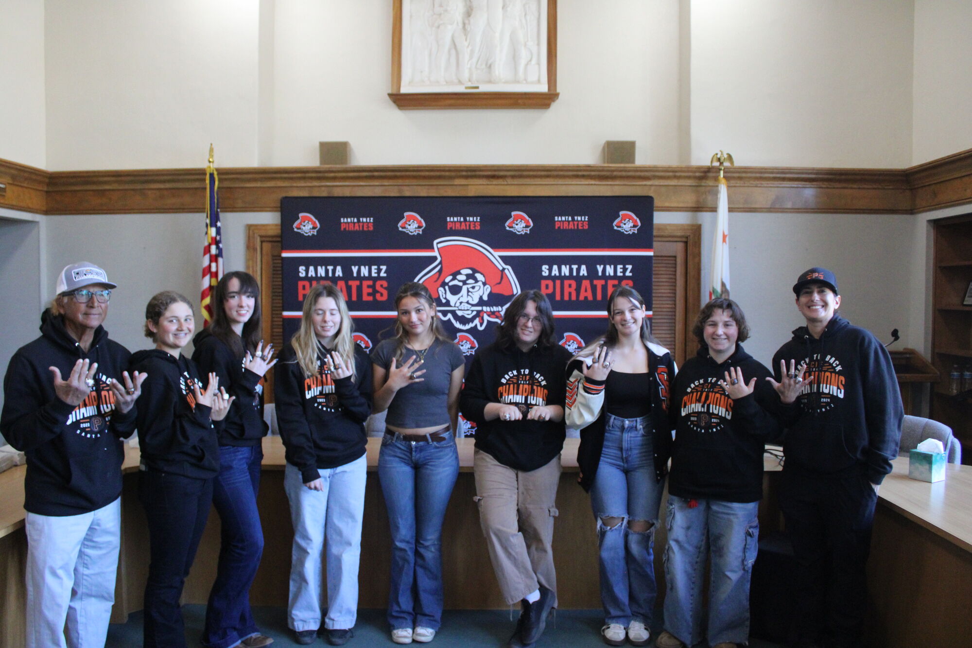 SYHS girls golf squad gets their CIF championship rings