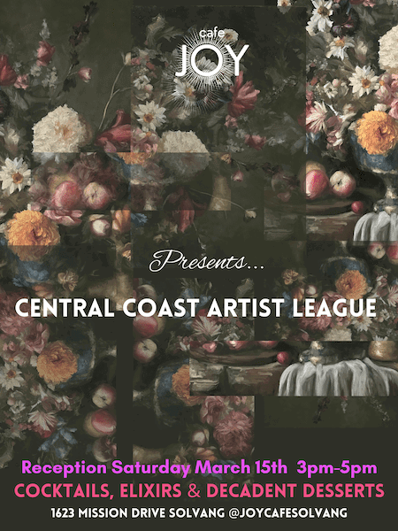 Café Joy hosting art exhibition and reception showcasing original classic realism oil paintings