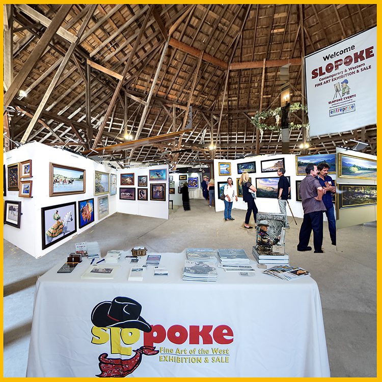 SLOPOKE Art of the West Exhibition and Sale relocates to Octagon Barn Center in San Luis Obispo for 2025