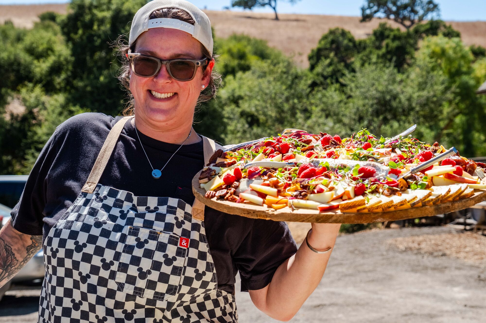 It was a great Saturday to barbecue in the Santa Ynez Valley