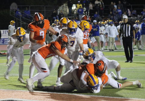 Pirates football suffers home loss in first round of CIF Central Section playoffs